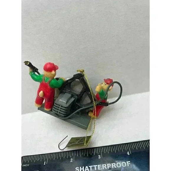 Craftsman bear ornaments 1995 Sears Christmas tree décor/ holiday décor - Picture 2 of 6